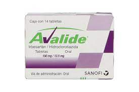 Avalide 150/12.5mg 14 tabs, Hydrochlorothiazide, Irbesartan